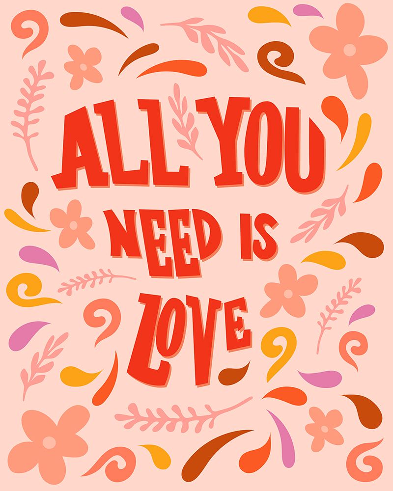 Retro Love art print by Natalie Carpentieri for $57.95 CAD
