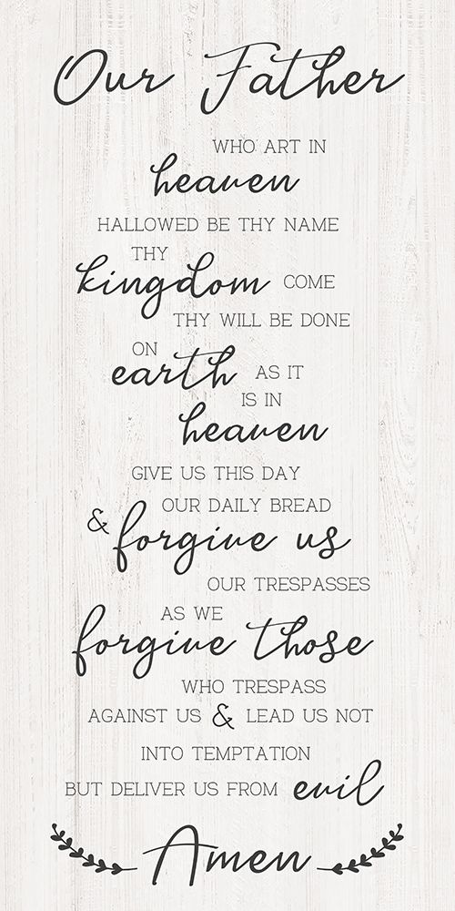 Our Father art print by CAD Designs for $57.95 CAD