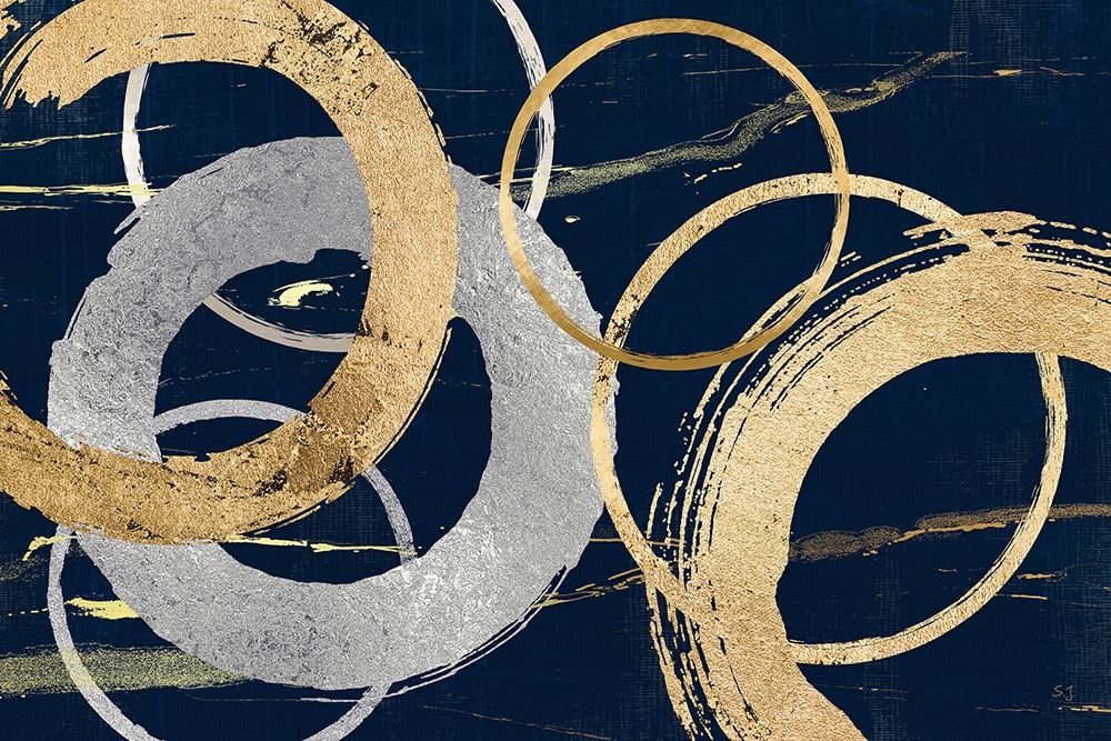 Gold and Silver Atmosphere II art print by Susan Jill for $57.95 CAD