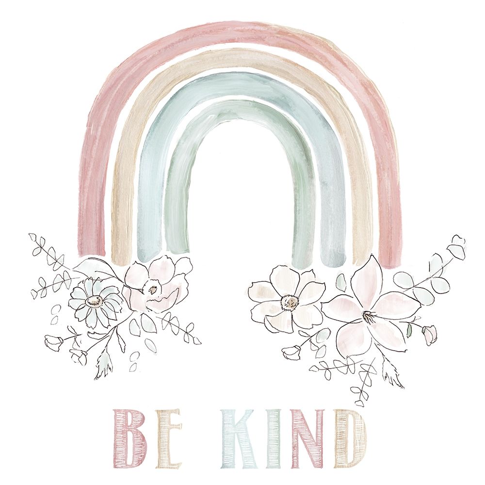 Soft Stripey Rainbow art print by Nan for $57.95 CAD