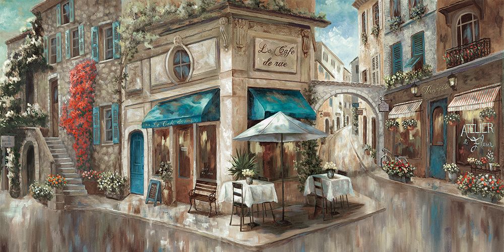 Corner Cafe art print by Nan for $57.95 CAD