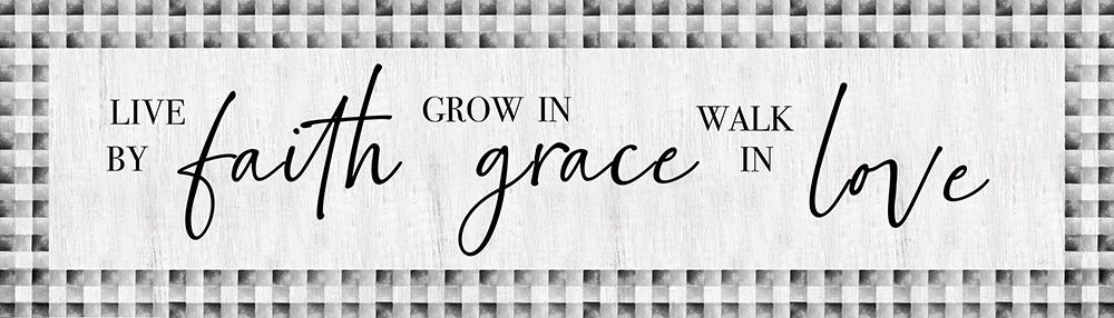 Live by Faith art print by Natalie Carpentieri for $57.95 CAD