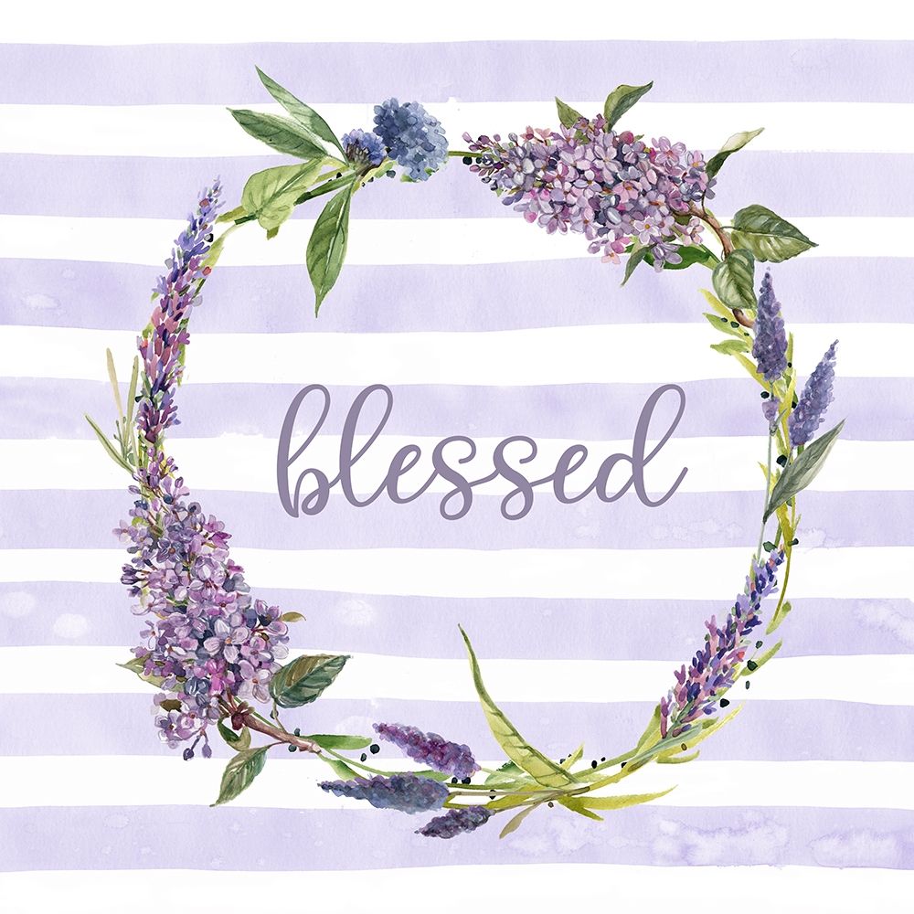 Lavender Blessed art print by Carol Robinson for $57.95 CAD