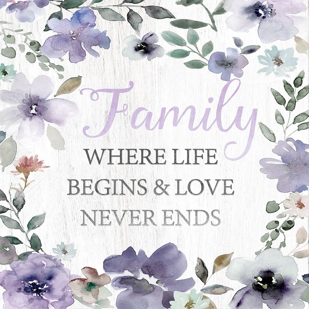 Lavender Family art print by Carol Robinson for $57.95 CAD