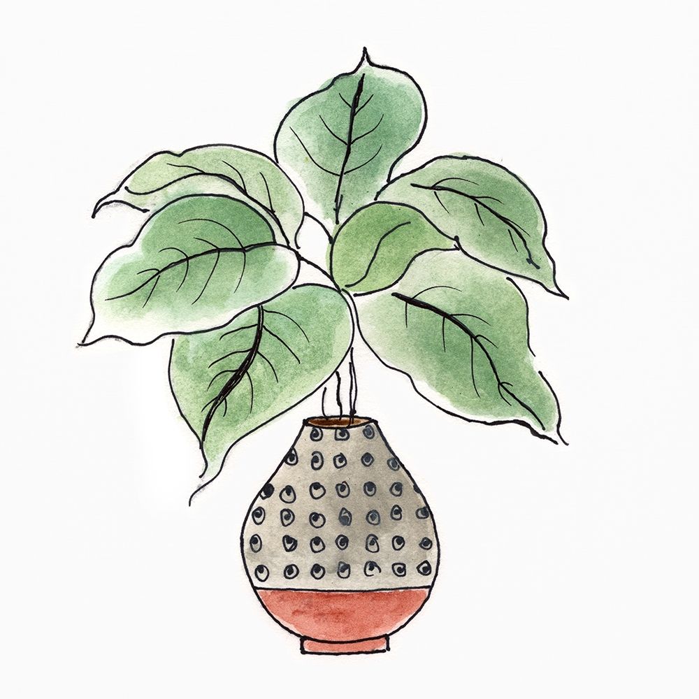 Boho Greenery I art print by Tava Studios for $57.95 CAD
