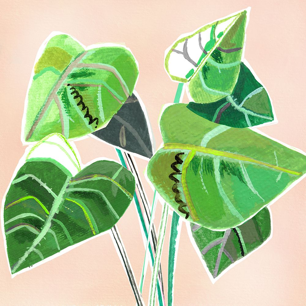 Abstract Elephant Ear art print by Katherine and Elizabeth Pope for $57.95 CAD