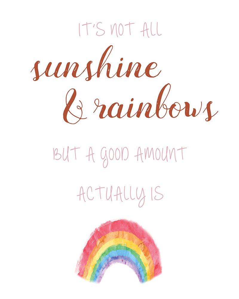 Sunshine and Rainbows art print by Amanda Murray for $57.95 CAD