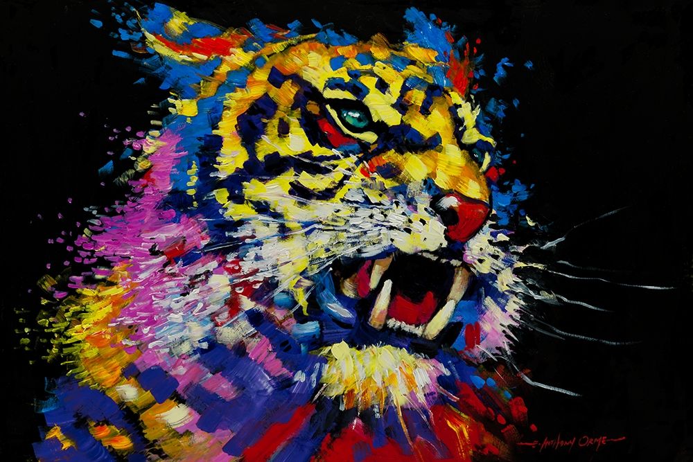 Tiger art print by E. Anthony Orme for $57.95 CAD