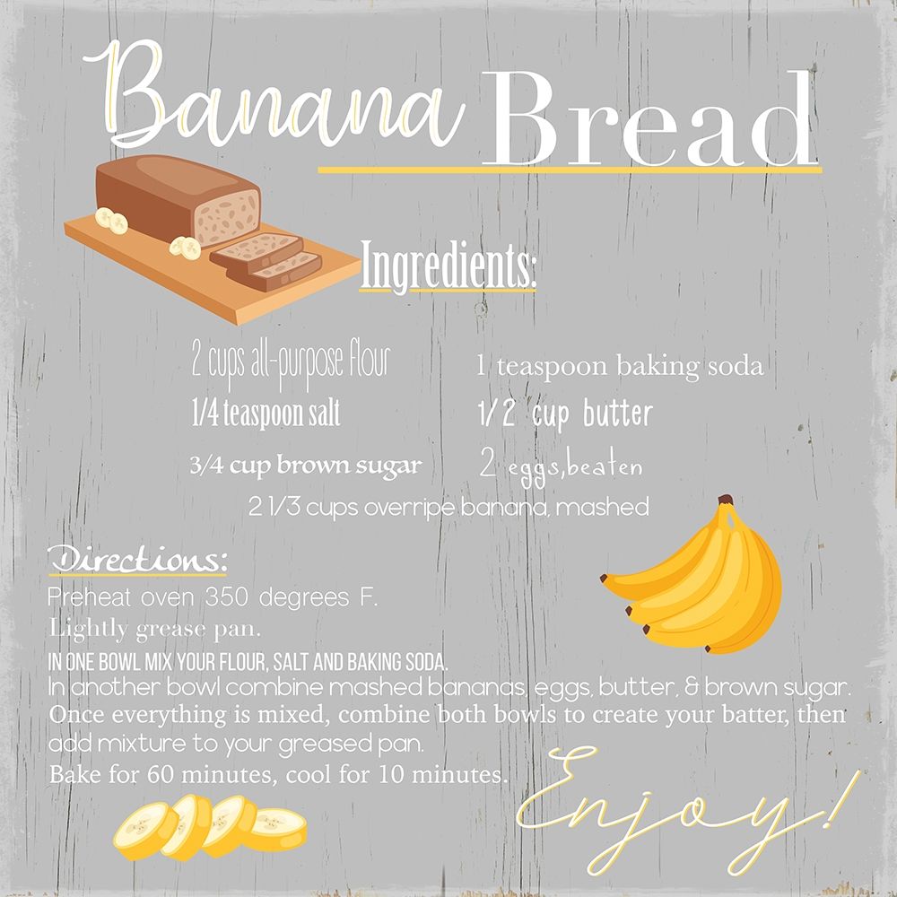 Banana Bread art print by Daniela Santiago for $57.95 CAD
