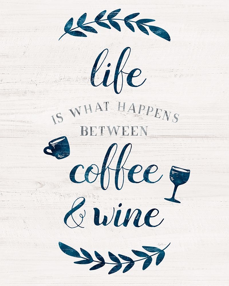 Between Coffee and Wine art print by Natalie Carpentieri for $57.95 CAD