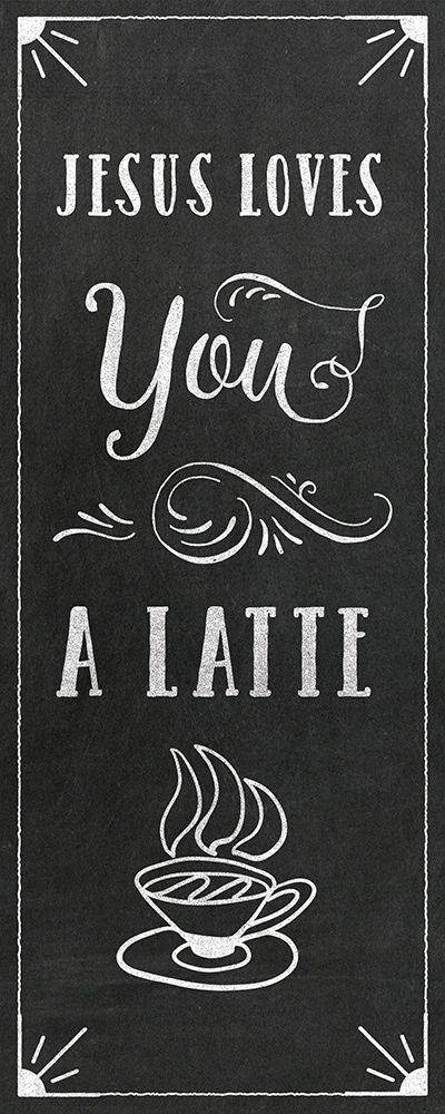 Love You A Latte art print by Amanda Murray for $57.95 CAD