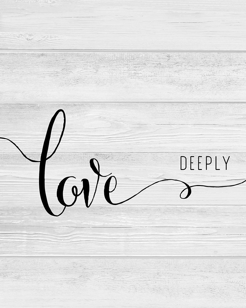 Love Deeply art print by CAD Designs for $57.95 CAD