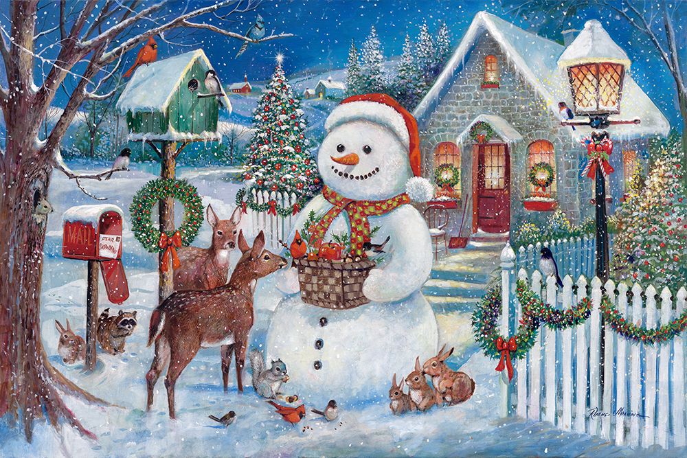 Winter Gathering art print by Ruane Manning for $57.95 CAD