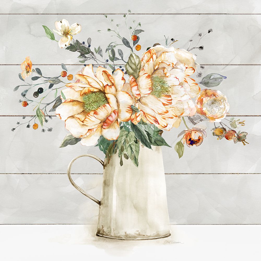 Simple Farmhouse Bouquet art print by Carol Robinson for $57.95 CAD
