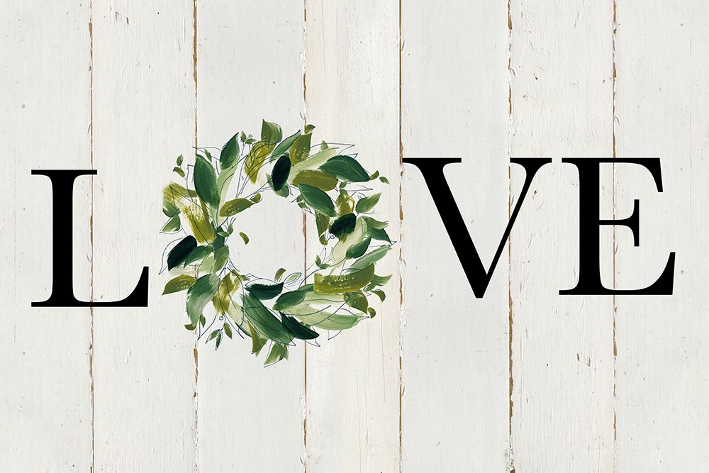 Love Wreath art print by Carol Robinson for $57.95 CAD