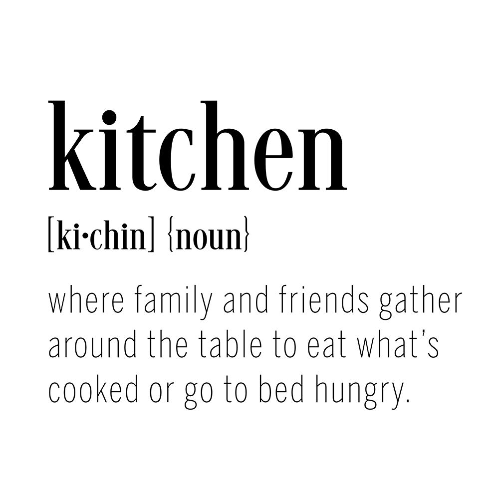 Kitchen Definition art print by CAD Designs for $57.95 CAD