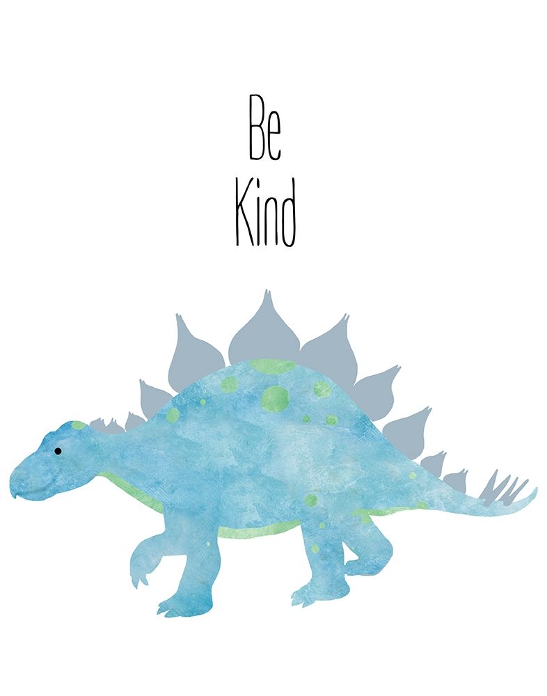 Be Kind Dino art print by Daniela Santiago for $57.95 CAD