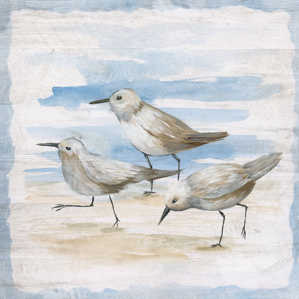 Shore Birds II art print by Nan for $57.95 CAD