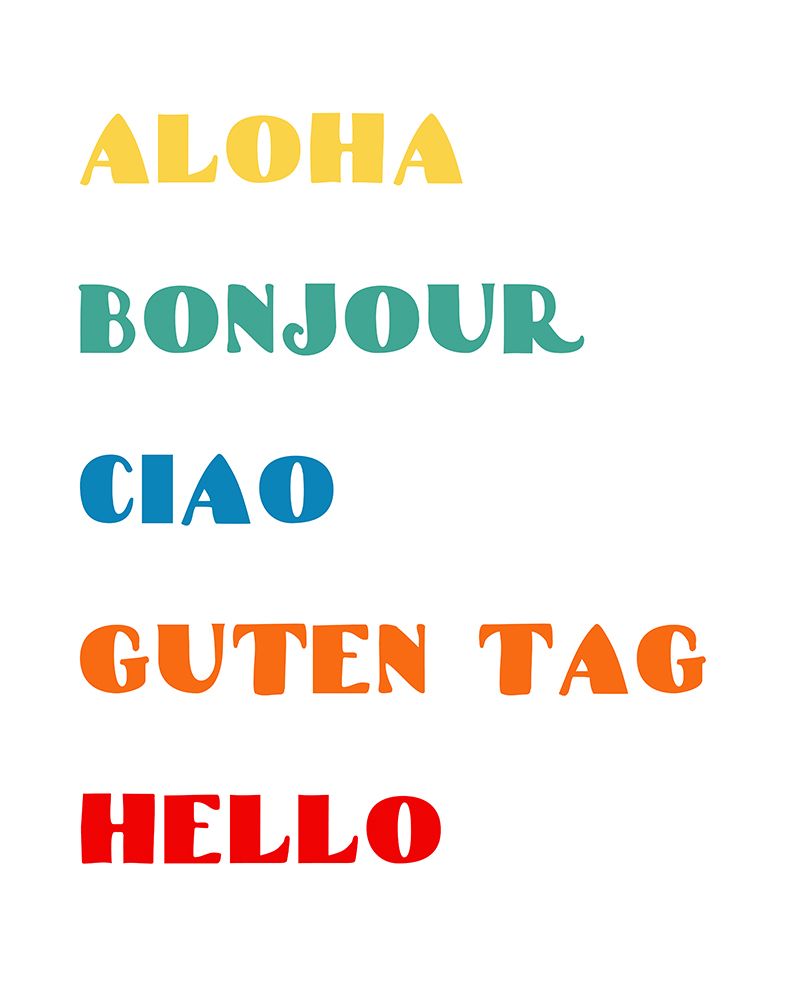 Languages I art print by CAD Designs for $57.95 CAD