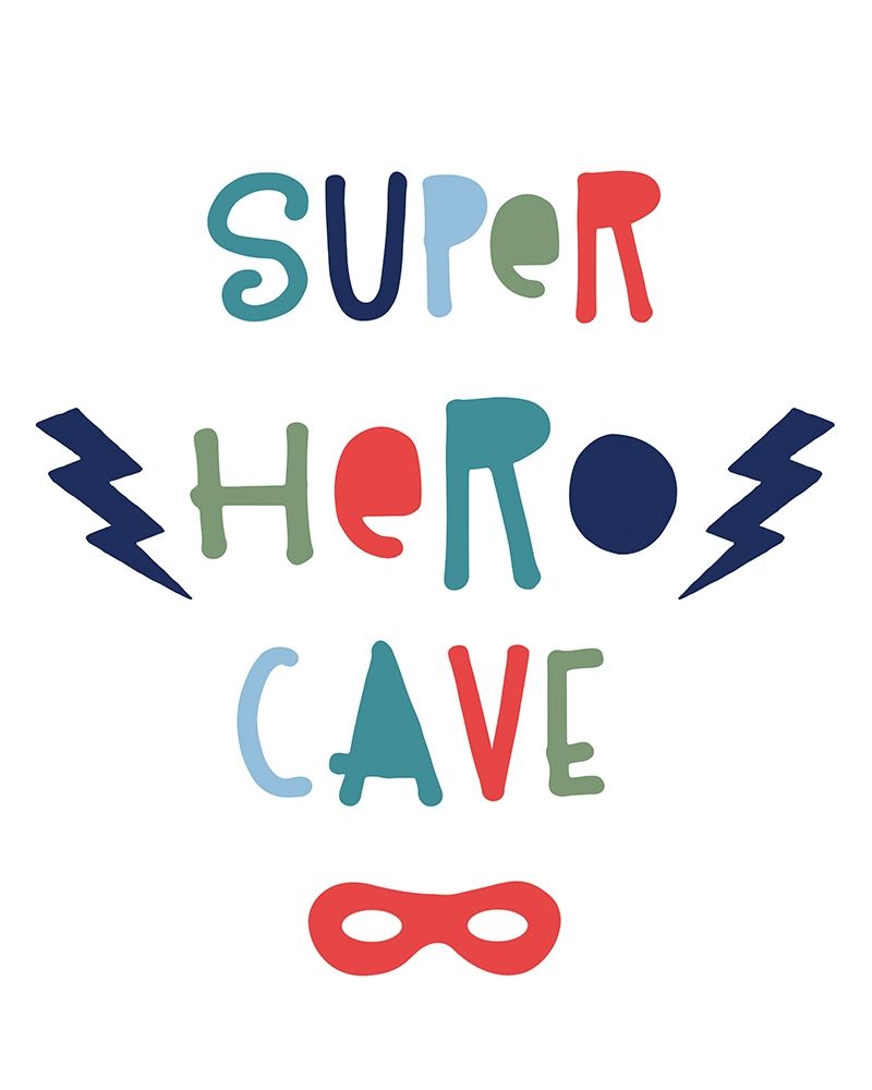 Superhero Cave art print by Natalie Carpentieri for $57.95 CAD