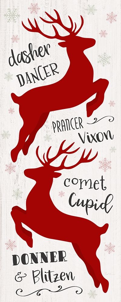North Pole Reindeer art print by Natalie Carpentieri for $57.95 CAD