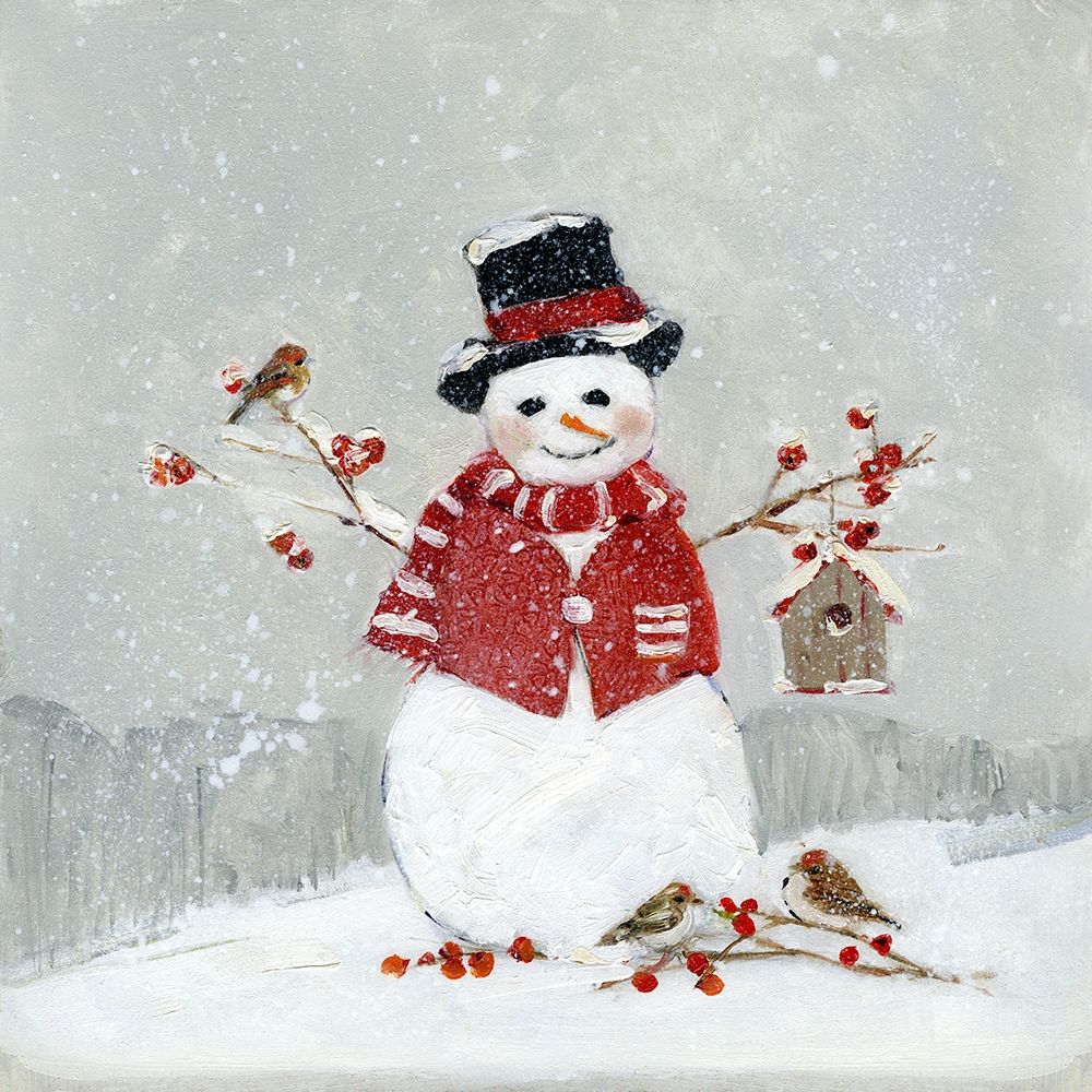 Frosty Friends I art print by Sally Swatland for $57.95 CAD