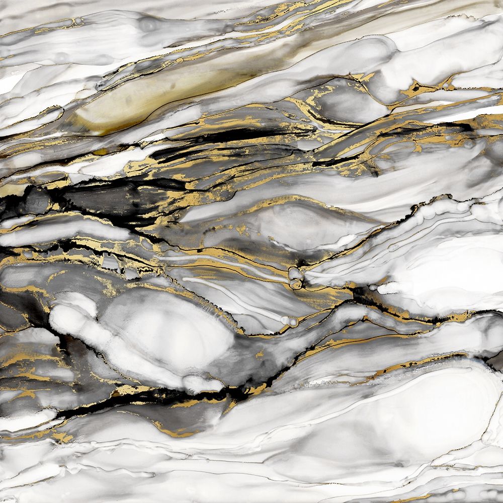 Marbled Gold I art print by Carol Robinson for $57.95 CAD