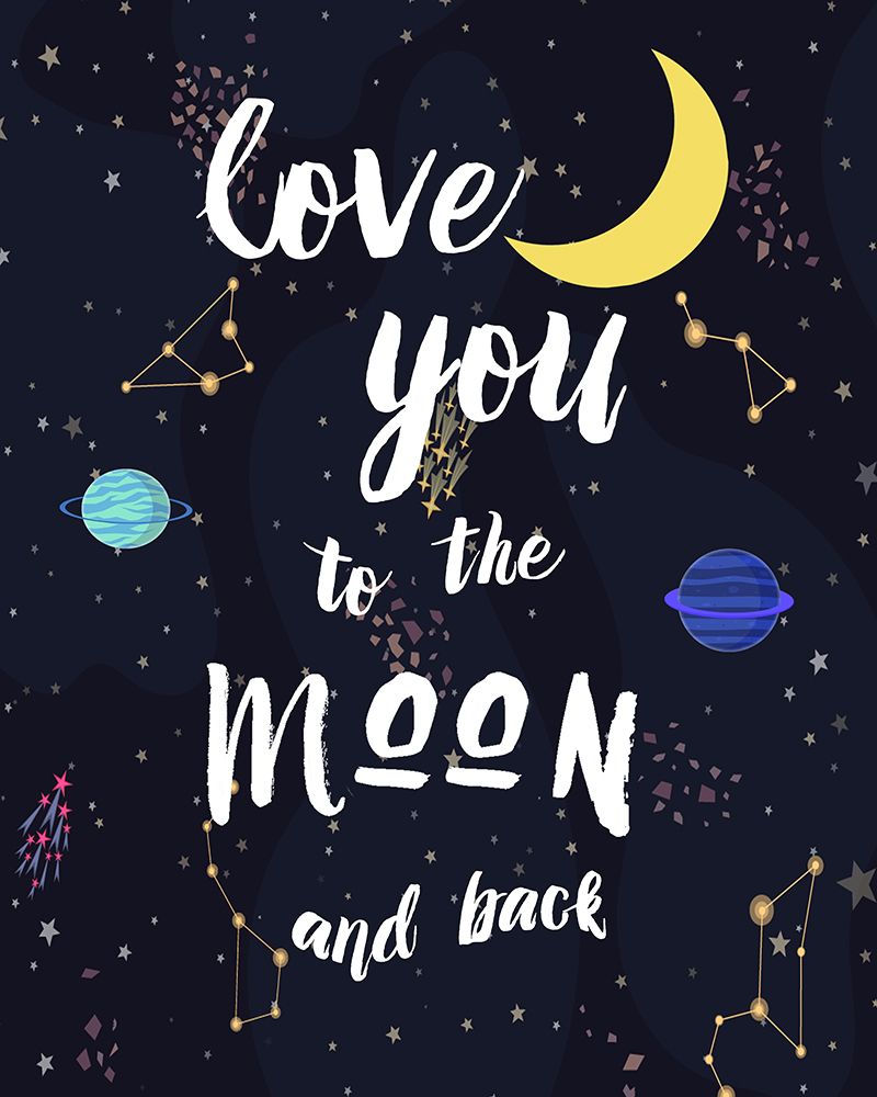 To The Moon art print by Amanda Murray for $57.95 CAD