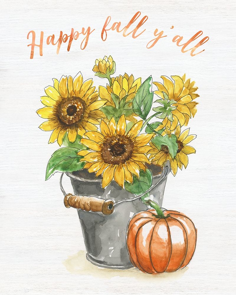 Sunflower Happiness art print by Nan for $57.95 CAD
