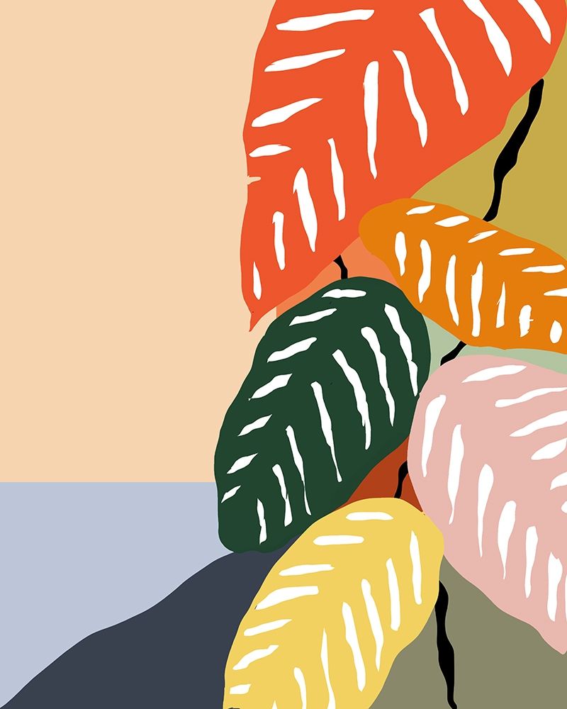 Tropical Plant II art print by Daniela Santiago for $57.95 CAD