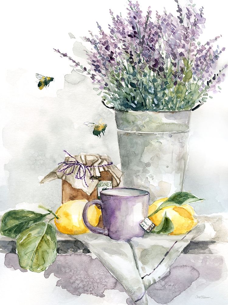 Lavender Lemon art print by Carol Robinson for $57.95 CAD