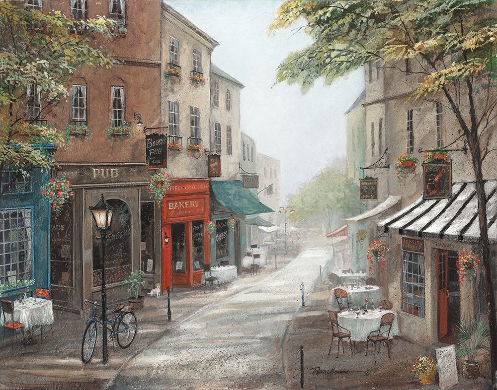 Rues Bakery art print by Ruane Manning for $57.95 CAD