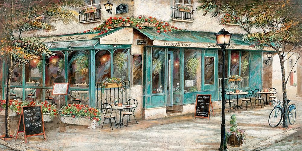 Rue du Jardin art print by Ruane Manning for $57.95 CAD