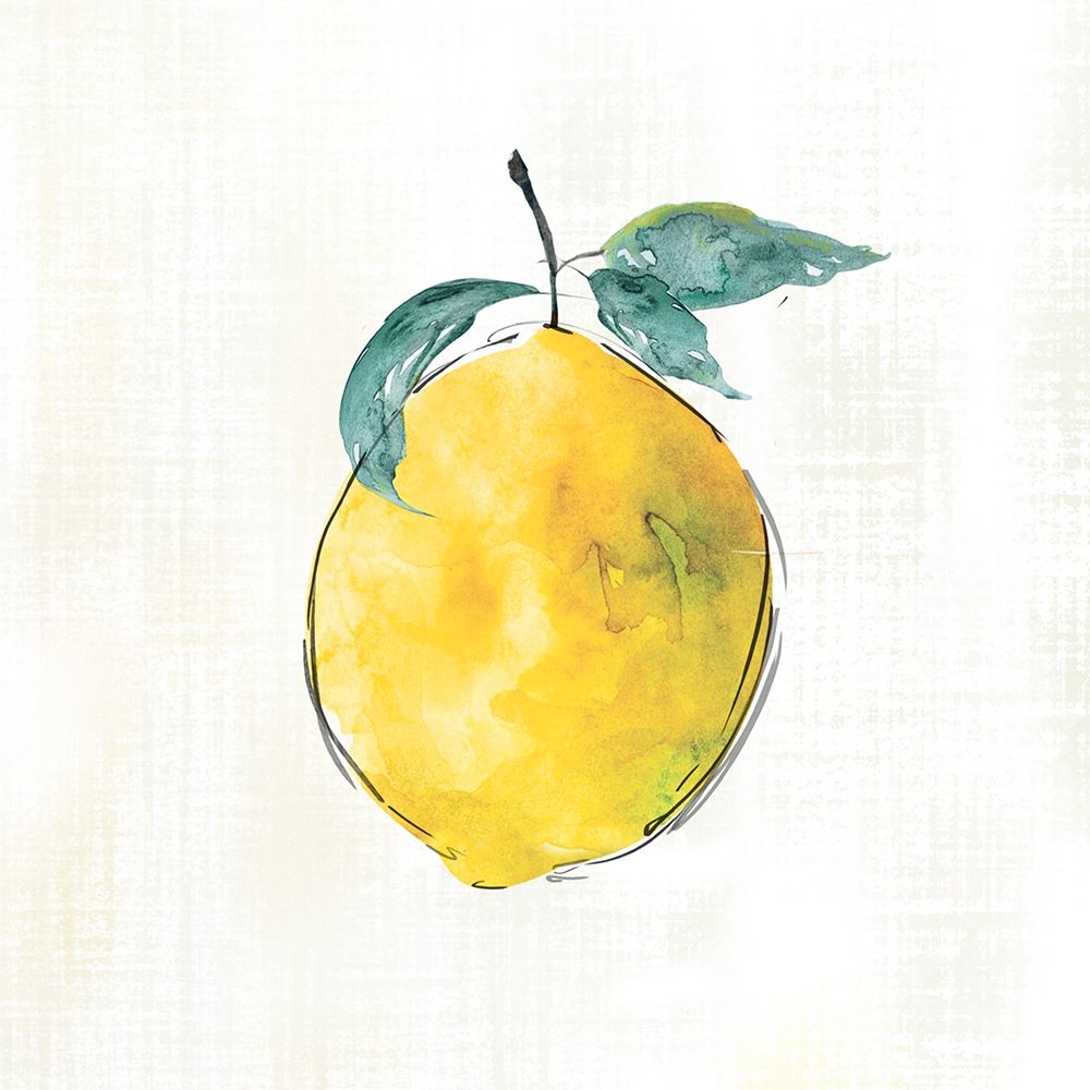 Happy Lemon art print by Carol Robinson for $57.95 CAD