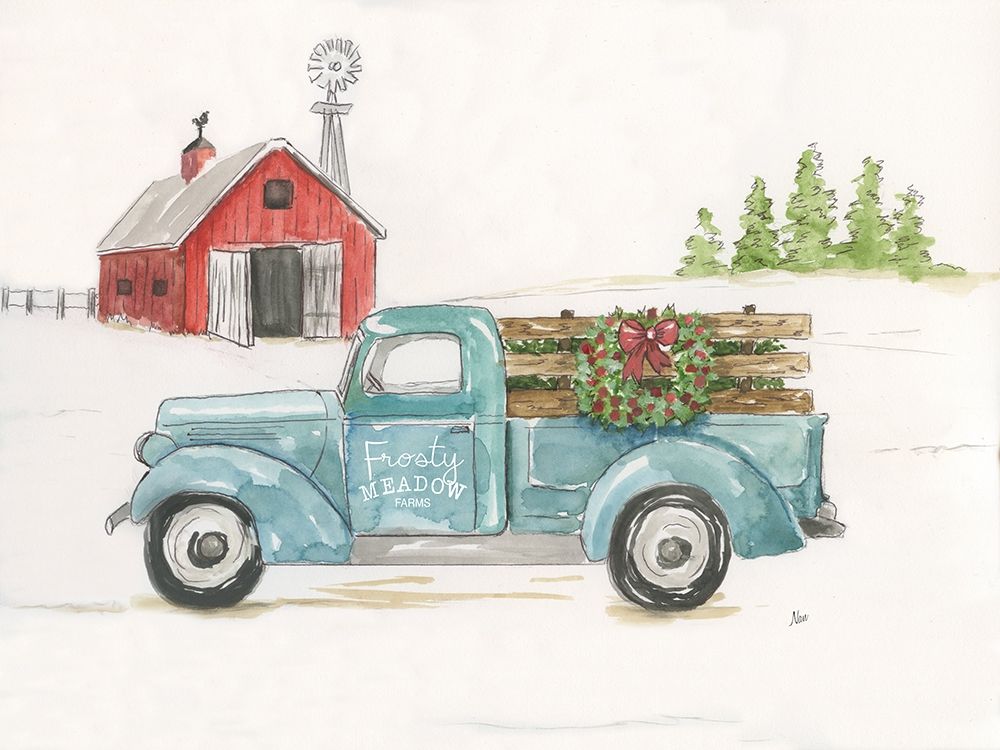 Frosty Meadow Farms art print by Nan for $57.95 CAD