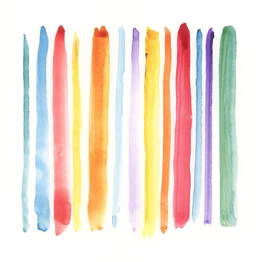 Color Pop Lines art print by Nan for $57.95 CAD