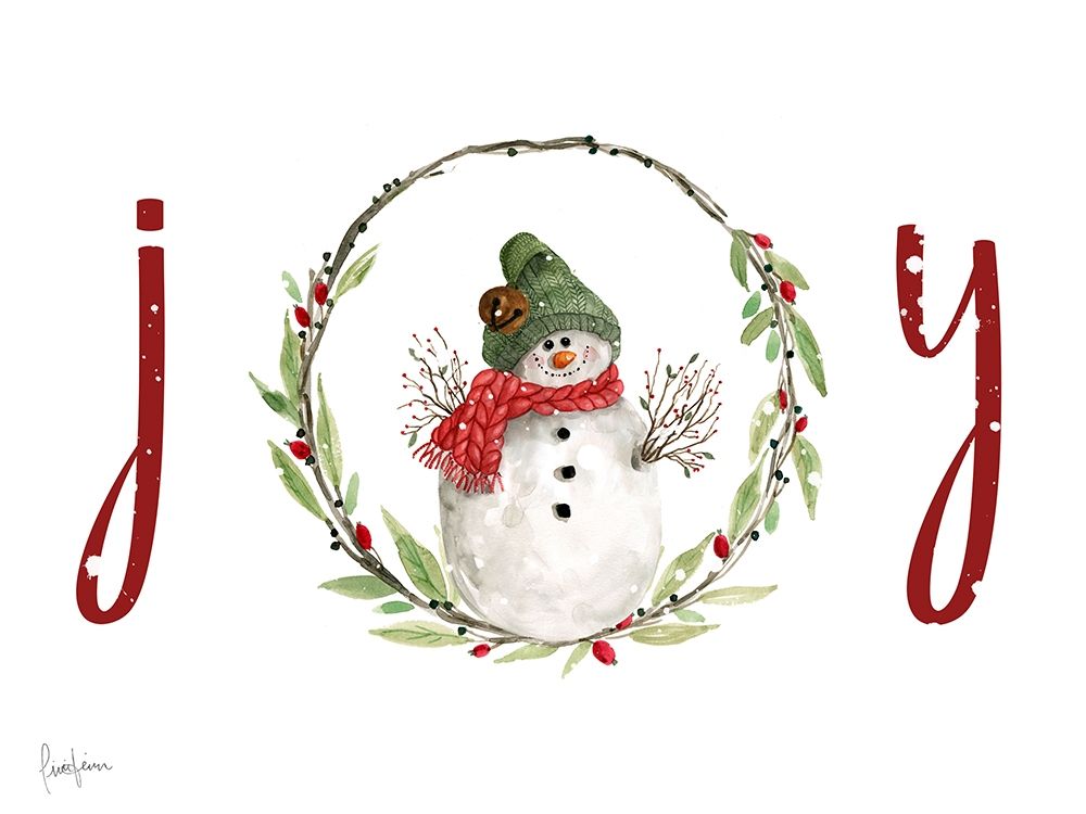 Farmhouse Christmas Joy art print by Livi Finn for $57.95 CAD