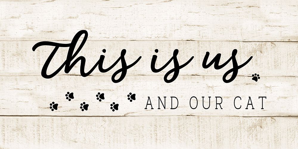 Us and Our Cat art print by CAD Designs for $57.95 CAD