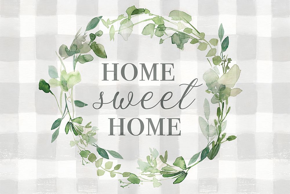 Home Checked Greenery art print by Carol Robinson for $57.95 CAD