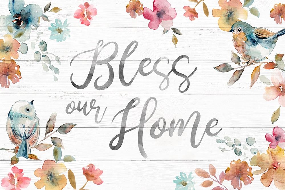 Bless Our Home art print by Carol Robinson for $57.95 CAD