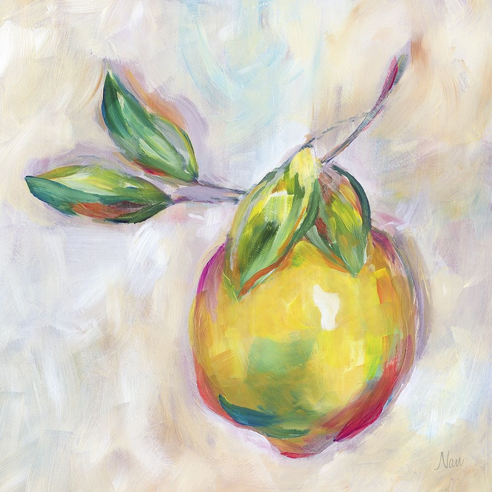 Lemon Splash II art print by Nan for $57.95 CAD