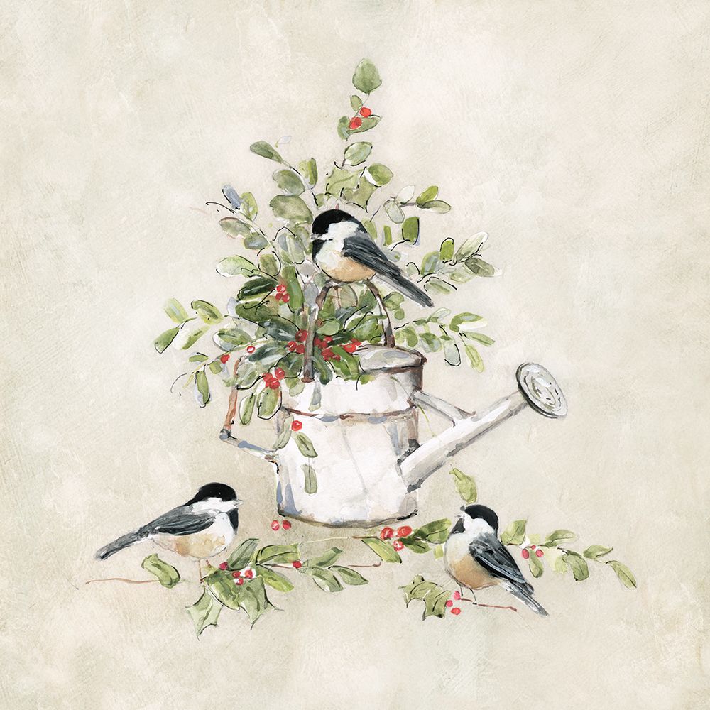 Winter Garden Gathering I art print by Sally Swatland for $57.95 CAD