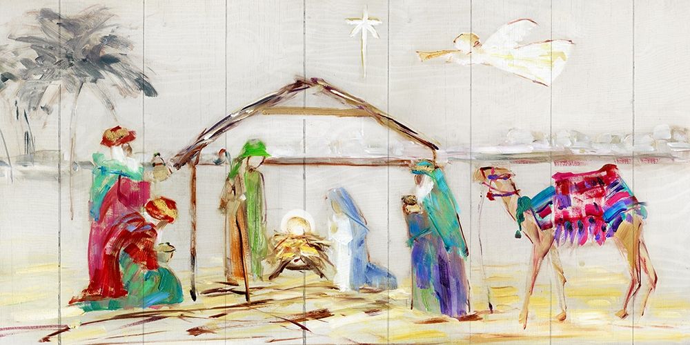 Nativity art print by Sally Swatland for $57.95 CAD