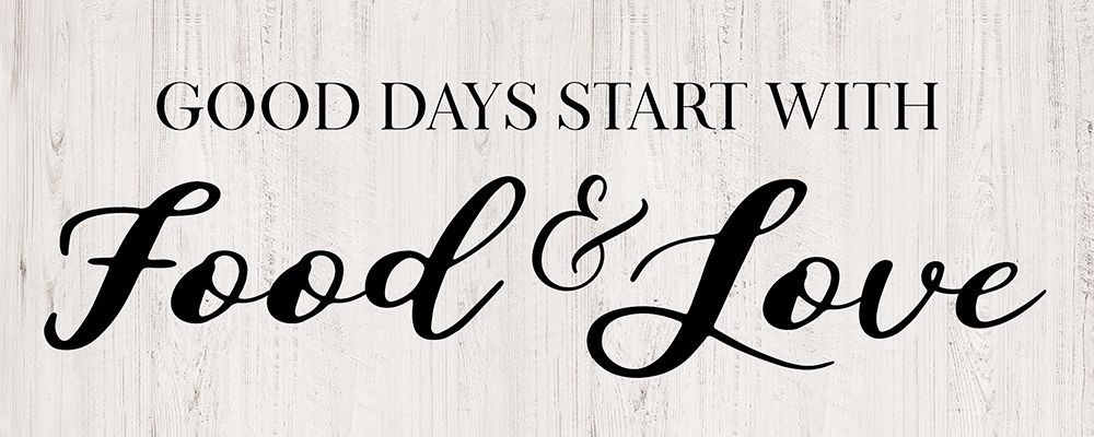 Food and Love art print by CAD Designs for $57.95 CAD