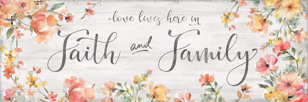 Faith and Family art print by Carol Robinson for $57.95 CAD