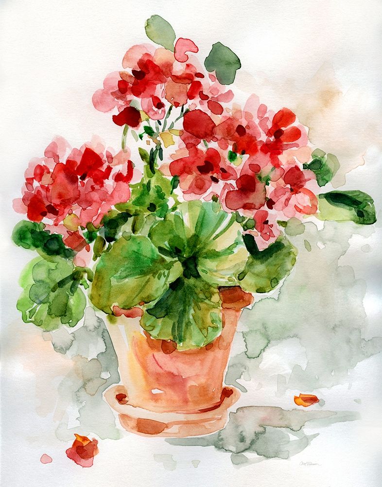 Summer Geranium I art print by Carol Robinson for $57.95 CAD