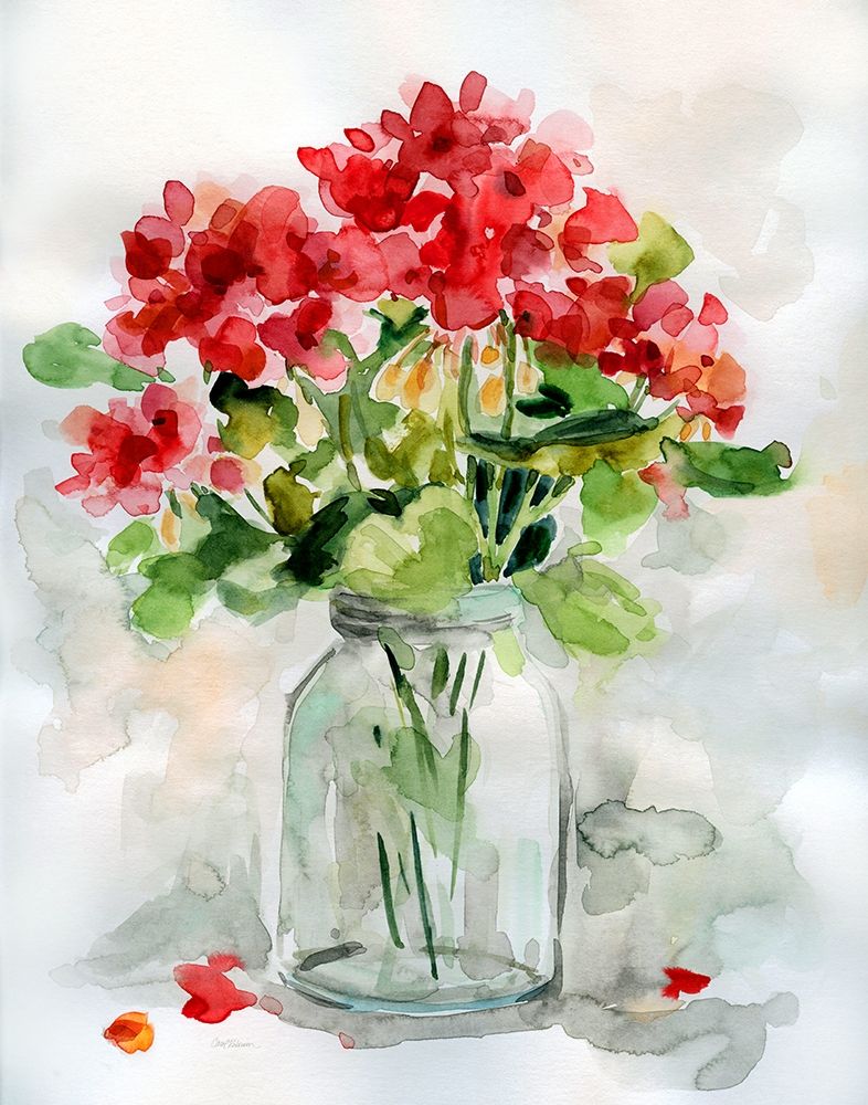 Summer Geranium II art print by Carol Robinson for $57.95 CAD
