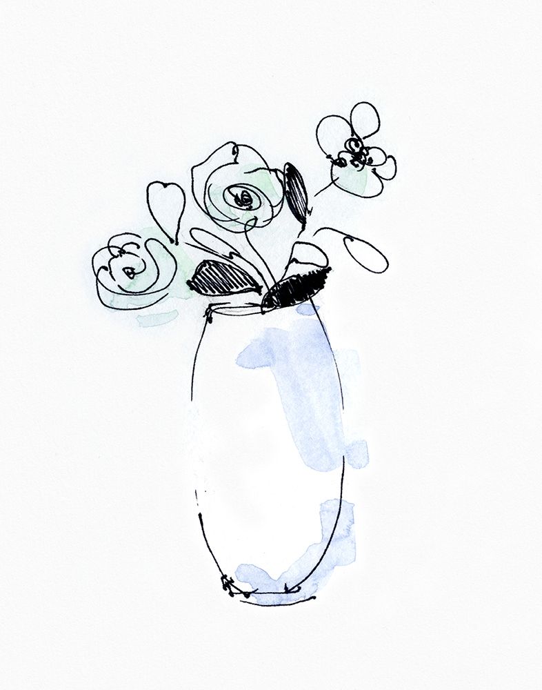 Petite Arrangement I art print by Sally Swatland for $57.95 CAD
