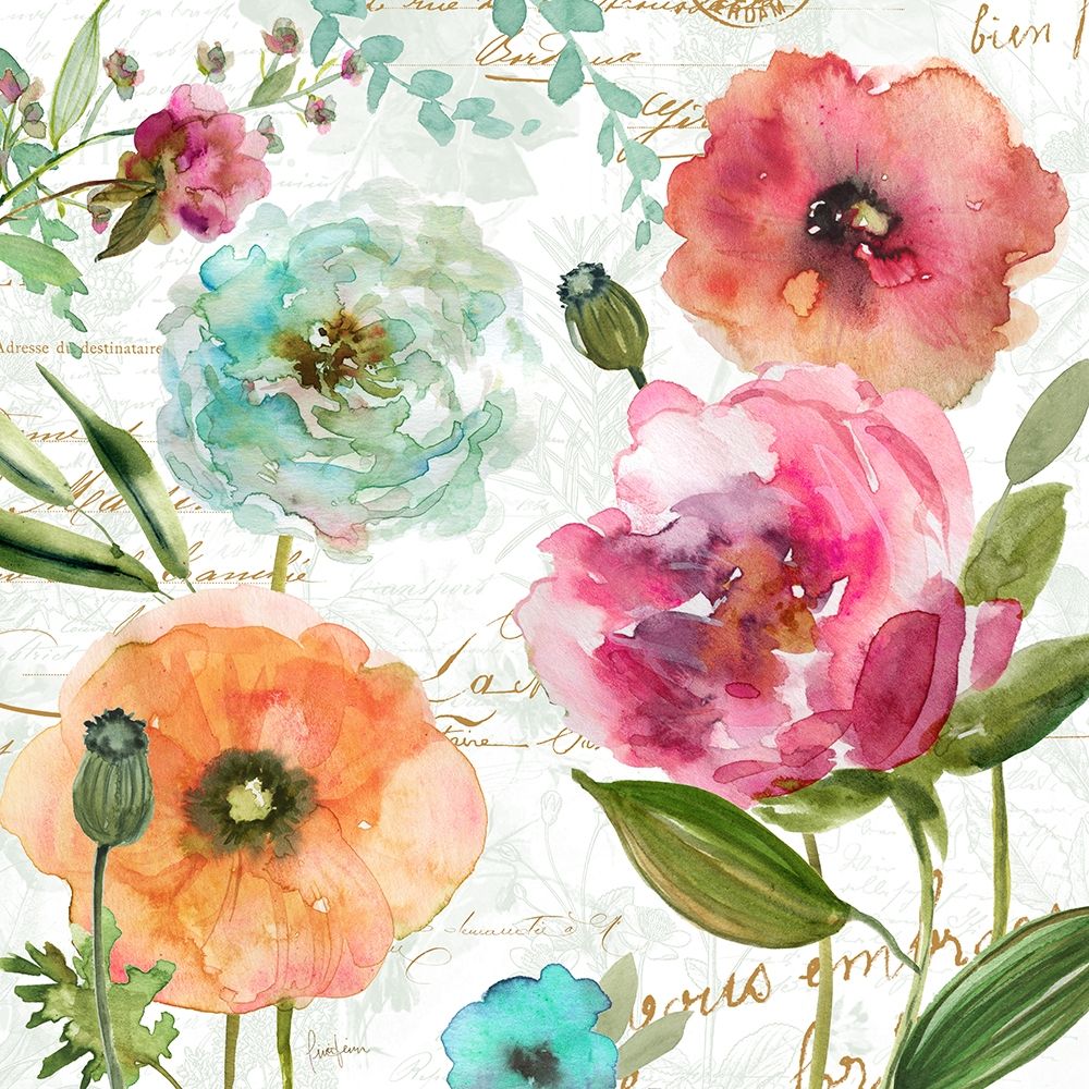 Botanical Secret Garden II art print by Livi Finn for $57.95 CAD