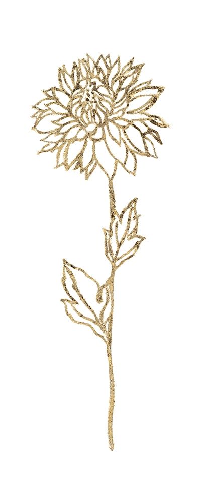 Gilded Silhouette Botanical II art print by Tava Studios for $57.95 CAD